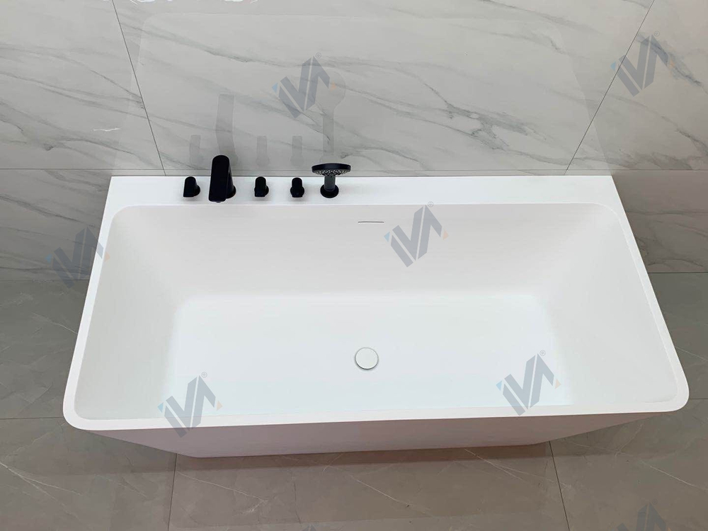 Ванна из искусственного камня IVA BS301150 прямоугольная 1500x750х580 мм