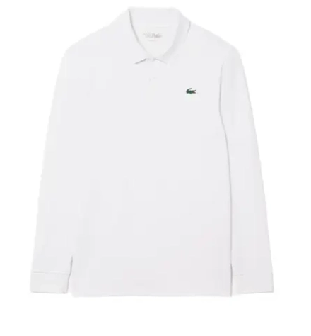 Теннисная футболка Lacoste Regular Fit Ultra Dry Long Sleeved Golf - white
