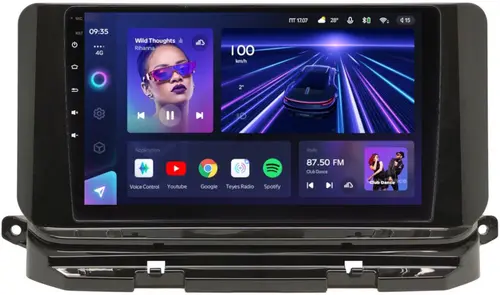 Магнитола для Skoda Octavia A8 2020-2024+ (поддержка климата, тест МСК) - Teyes CC3L на Android 10, CarPlay, 4G SIM-слот