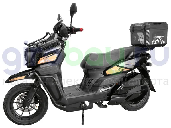 Электроскутер GT Tank 3000W (72V/30Ah) - Чёрный фото №1