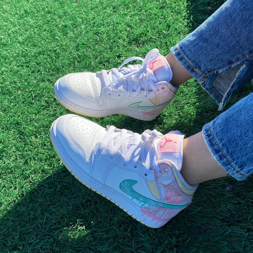 Jordan 1 Mid 'Paint Drip' GS