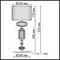 Настольная лампа Odeon Light Terra Modern 5414/2TA