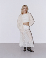 Lace Long Skirt Coconut Milk