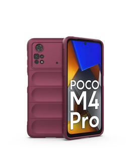 Противоударный чехол Flexible Case для Poco M4 Pro 4G