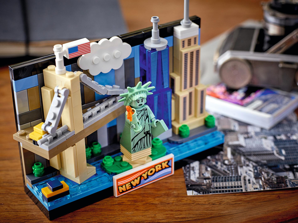 Конструктор Лего Креатор 40519 Открытка Нью-Йорка | LEGO Creator New York Postcard | 3D мини-диорама 253 детали 9+