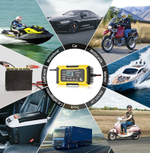 Устройство зарядное для аккумулятора (Pb / AGM / LiFePo4)12V 8A RJTianye желтое