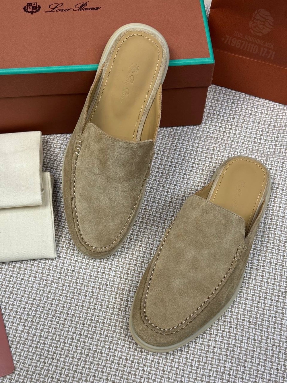 Мюли Loro Piana Babouche Walk