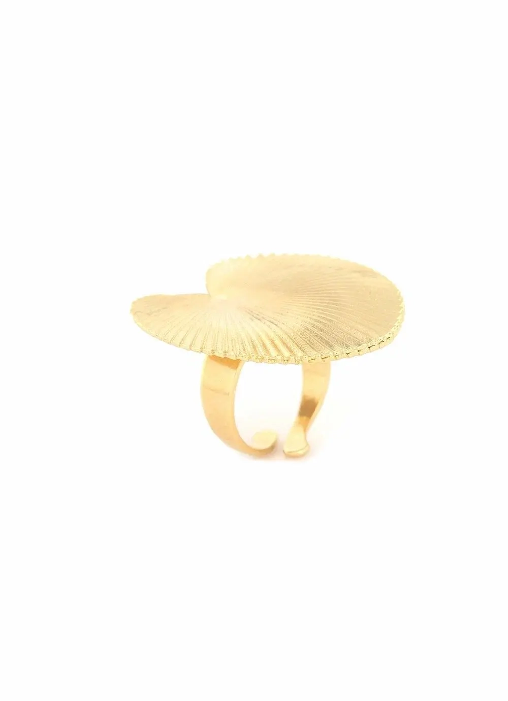 Кольцо ORI TAO, Palmspring, разъемное, с пальмовым листом, OT24.2-19-40421 (золотистый)