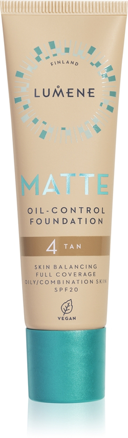 Lumene Matte Oil-Control - Подклад матирующий оттенок 4 Warm Honey / Tan, 30 ml
