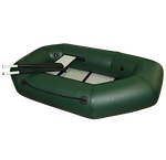 Лодка ПВХ Polar Bird Чирок Гребная PB-190Т Teal со стеклокомпозитной сланью и банкой -