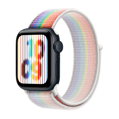 Умные часы Apple Watch SE 3 (2025) GPS, 40mm, Midnight Aluminium Case with Pride Edition Sport Loop
