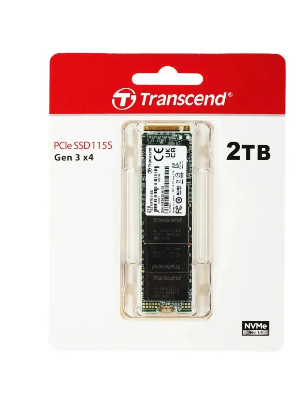 2 ТБ M.2 SSD накопитель 115S TS2TMTE115S