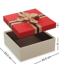 Packing Symphony WF-80/1-B Коробка «Квадрат» цв.беж./красн.