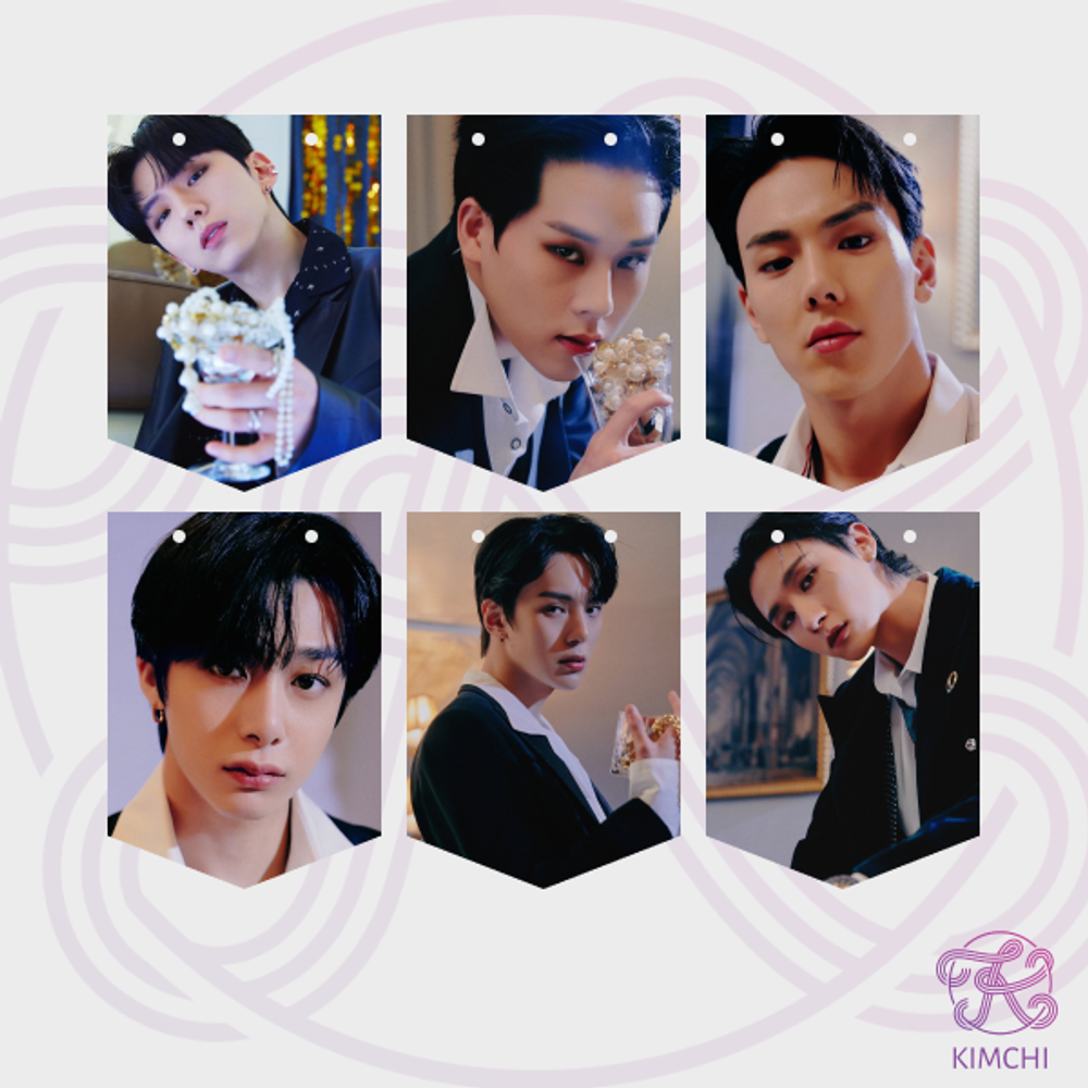 Набор флажков на веревке MONSTA X - One of a kind Набор флажков на веревке MONSTA X - One of a kind