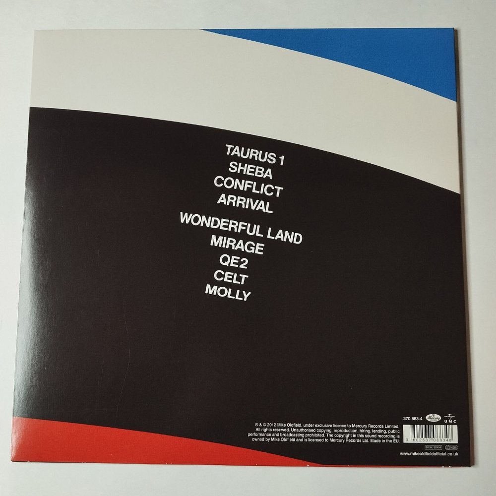 Винтажная виниловая пластинка LP Mike Oldfield QE2 (EU 2012)