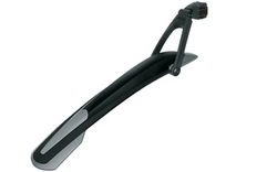 Крыло заднее 26-27.5" X-BLADEII , крепеж б/съемный в шток вилки, 2х-комп. пластик, серо-черн.
