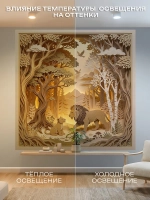 Фотообои детские 3d в детскую для девочки животные