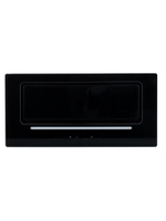 Вытяжка кухонная Caste-60RT (BLACK) черный, D150мм, 1200м3/ч, полновстраиваемая, мотор 230Ватт, стекло 60см, управл. сенсорное + ПДУ (MACBI)