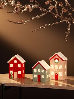Домик с подсветкой Fensmark из коллекции New Year Essential, 15 см