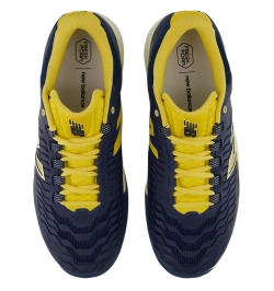 Мужские теннисные кроссовки New Balance Fresh Foam X CT-Rally V2 - navy/yellow