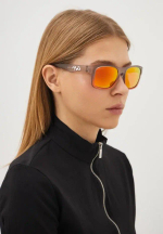 Спортивные очки 720armour Fabio / Translucent Lt. Grey Shale / Matte Neon Peach Orange Temple / HC Red Orange Lens