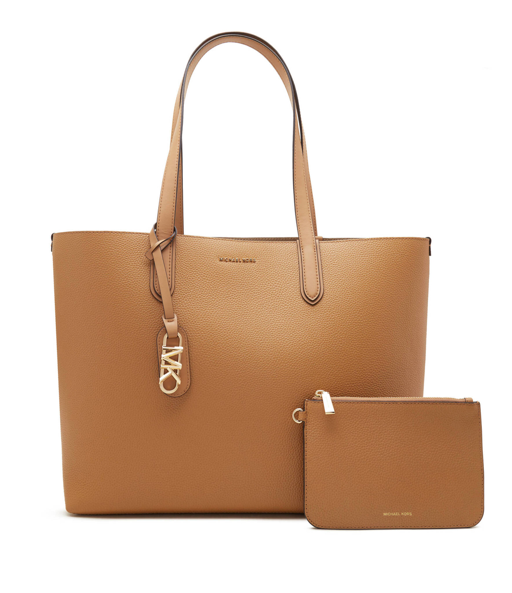 Кожаный шопер двухсторонний + поясная сумка Eliza Michael Kors - коричневый(30F3GZAT4T)