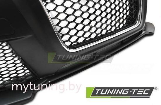 Бампер передний RS STYLE CHROME BLACK для Audi A3 8P