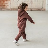 Комбинезон с капюшоном "Шоколад" утепленный