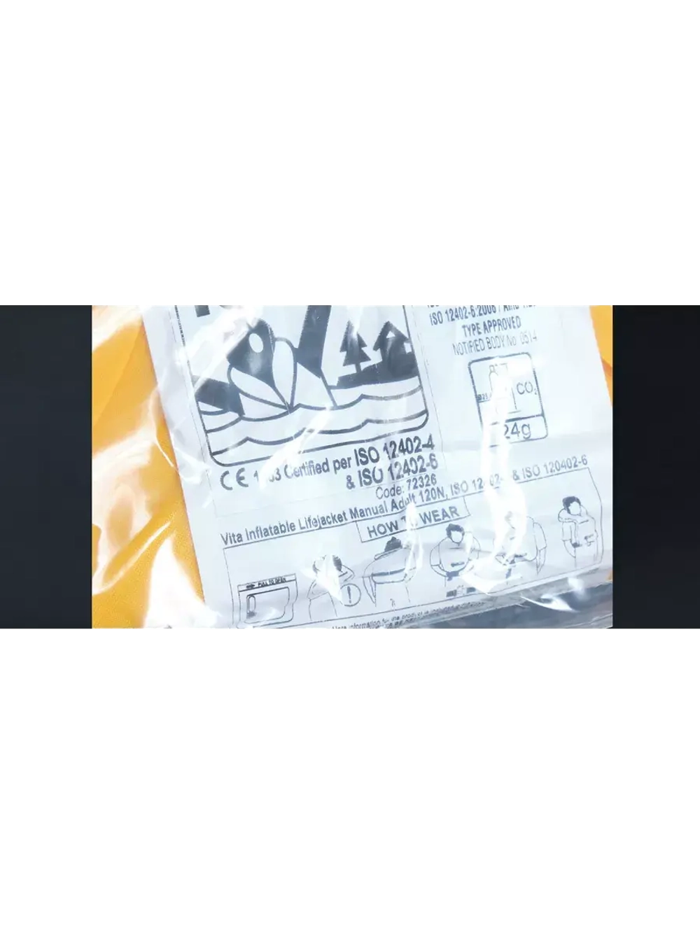 Аварийный надувной спасательный Жилет Lalizas VITA 72326