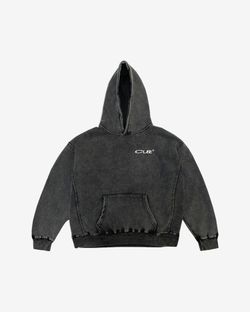 Худи Garment Dyed Concept logo Серый
