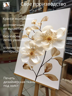 Картина на стену Бежевый цвет 30х40см 1шт.