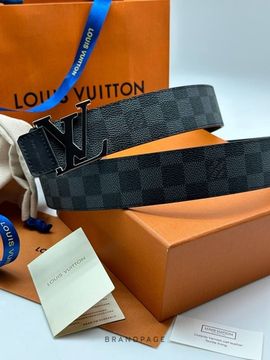 Ремень чёрно-серый от Louis Vuitton BP5-738898