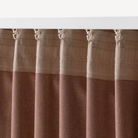 Комплект штор IKEA TIBAST (ТИБАСТ), Кирпичный, 145х250 см, 2 шт