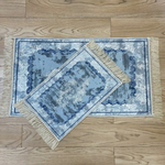 Набор ковриков ДЕКОРАТИВ (DECORATIVE) с рисунком и бахромой 55*85+45*55 6752-2