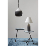 Светильник подвесной sustainable collection, D33х38 см, черный/белый
