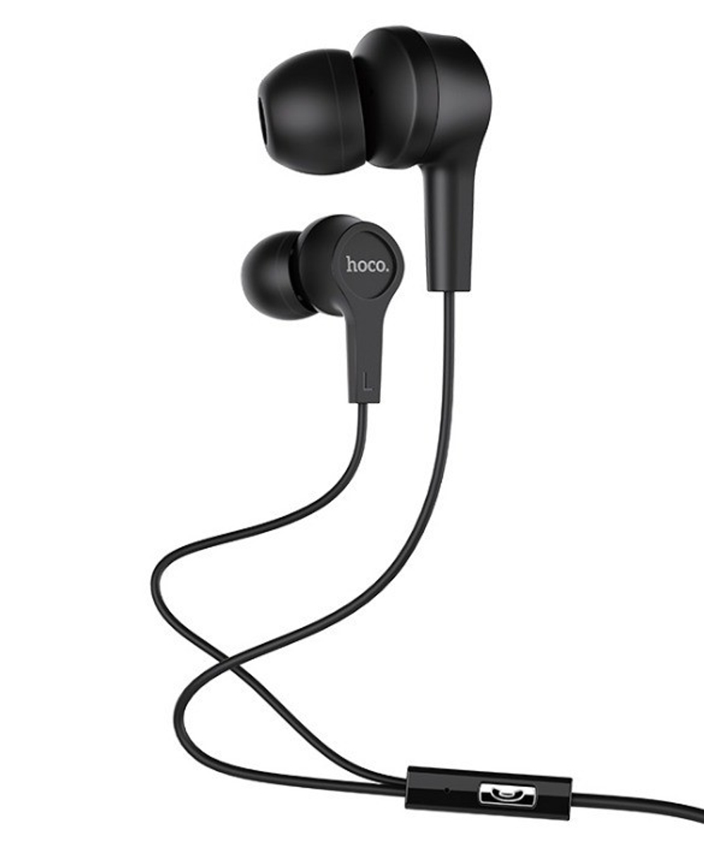 Наушники с микрофоном Hoco M50 1.2м черные