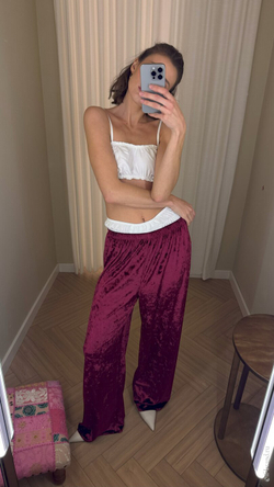 брюки SAM velour long