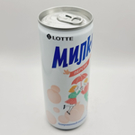 Lotte Milkis газированный молочный напиток Милкис персик 250 мл, (Южная Корея)