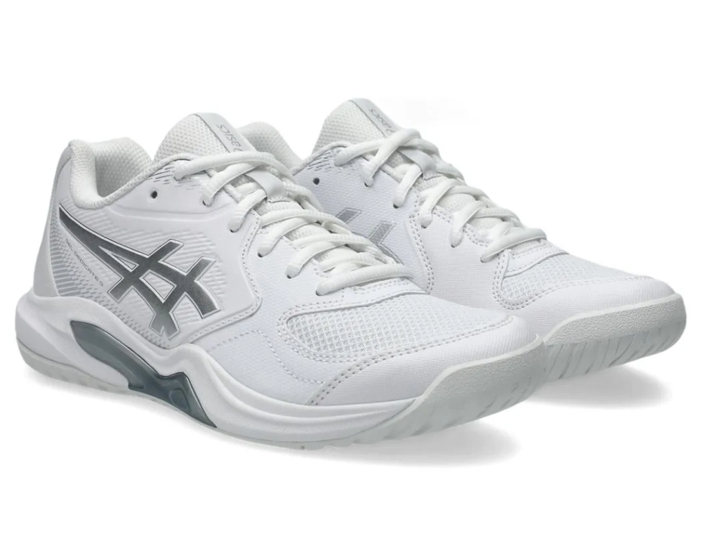 Женские теннисные кроссовки Asics Gel-Dedicate 9 - white/pure silver