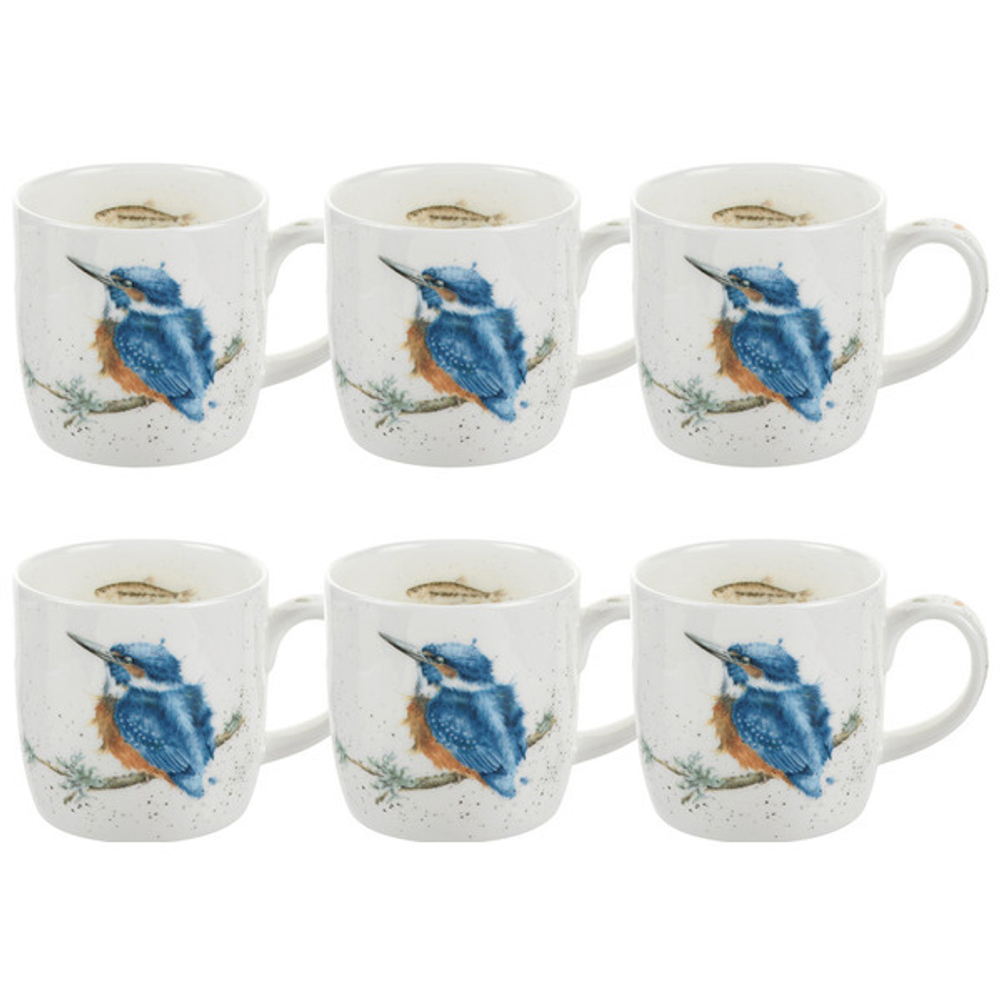 Набор кружек 6шт 310мл Зимородок Royal Worcester