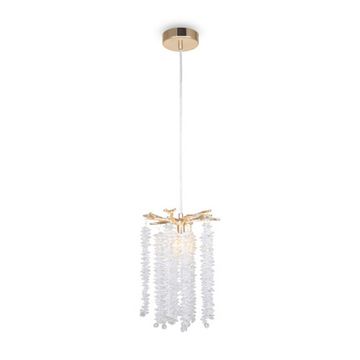 Подвесной светильник 1*G9 FR1010PL-01G золото Mineral Crystal Freya
