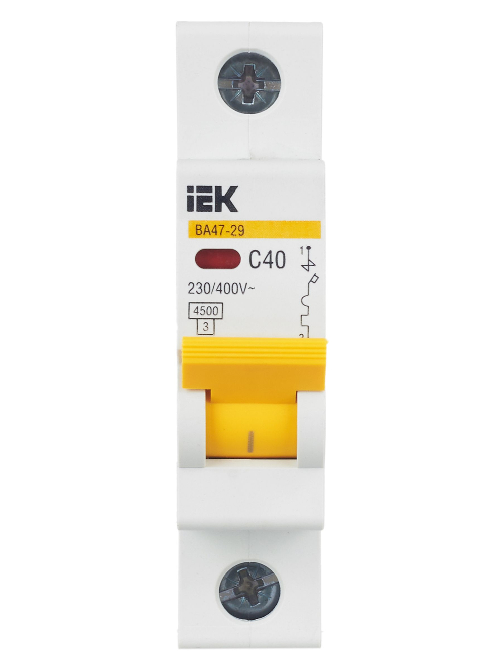 KARAT Автоматический выключатель ВА47-29 1P C 40А 4,5кА IEK