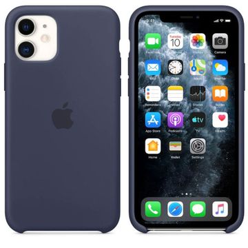 Чехол Silicone Case для Apple iPhone 11 Case Midnight Blue
