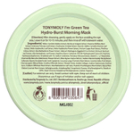 TonyMoly, I'm Green Tea, утренняя маска для лица Hydro-Burst, 100 г (3,52 унции)