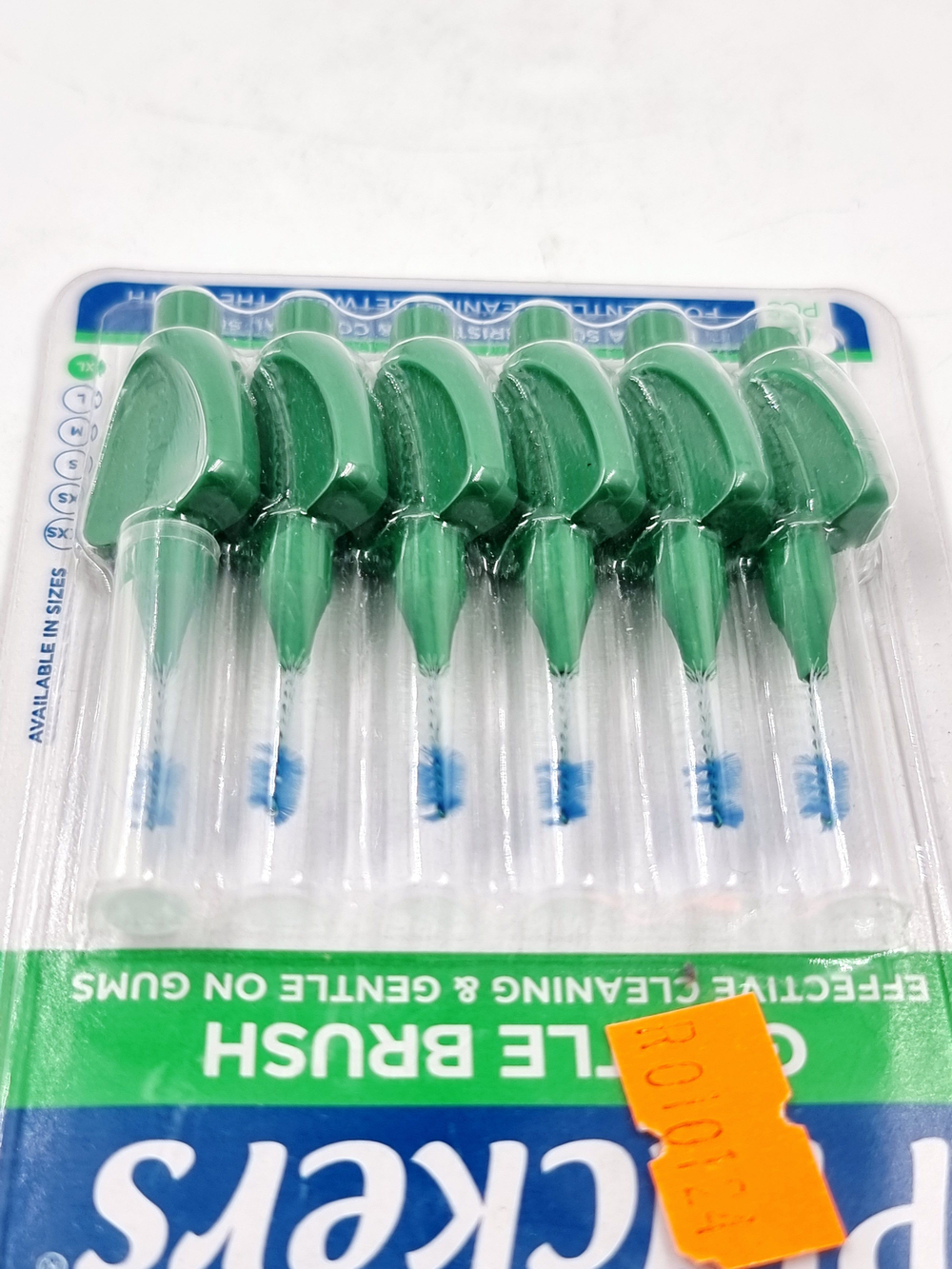 Межзубные ёршики Plackers Gentle Brush Size 5 (XL), 0.8 мм, в упаковке 6 шт. (Бельгия)