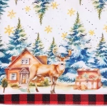 Полотенце кухонное «Wishes - Зимний лес» 40*57 см, микрофибра 200 гр/м2