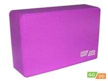 Кирпичик для йоги GO DO  (Фиолетовый)