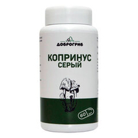 Копринус (навозник) серый в капсулах