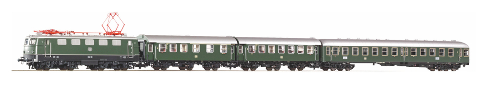 Пассажирский состав: Электровоз BR E 41 + 3 вагона, DB III