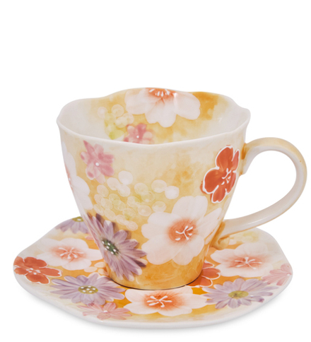 MUG-453/2 Чайная пара «Цветочная поляна»
